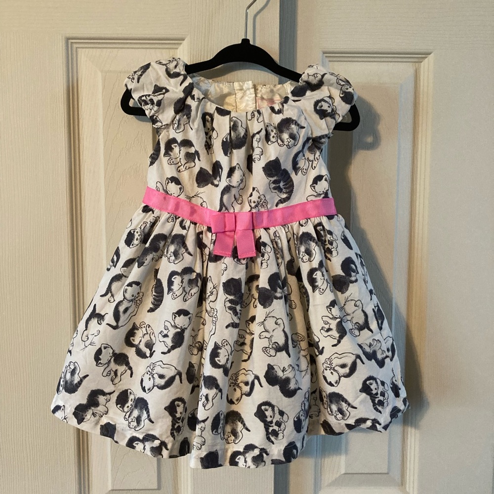 Little Golden Book Moments Girls Kitten Print Dress